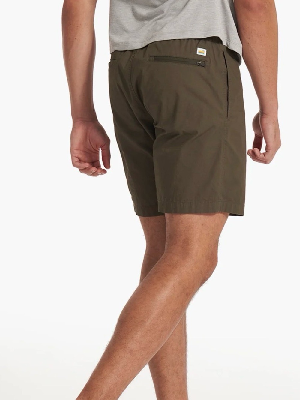 Vuori Men’s Ripstop Shorts In Dark Oregano - Picture 2 of 7